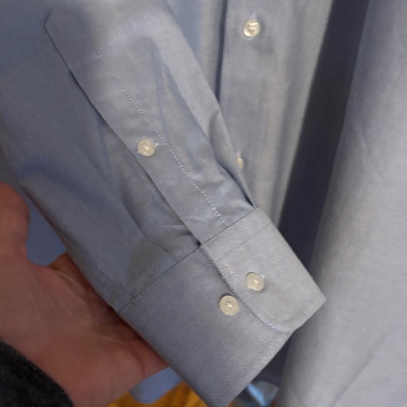 Men's Blue Dress Shirt by Modena - Picture 3 of 3